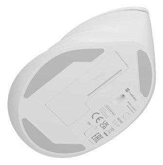 NATEC MYSZ WERTYKALNA CRAKE 2 BEZPRZEWODOWA 2400DPI BT 5.2 +2.4GHZ BIAŁA — zdjęcie 8