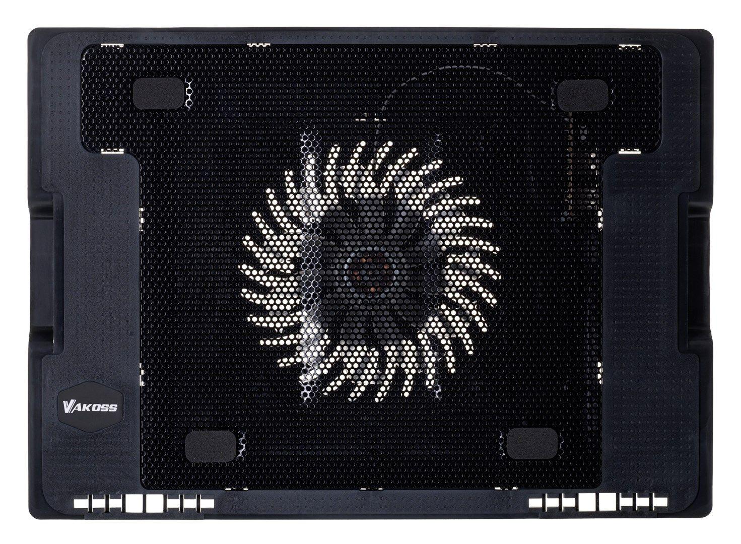 Podstawka chłodząca pod notebook VAKOSS LF-1860AL (17.x cala; 1 wentylator; HUB) — zdjęcie 19