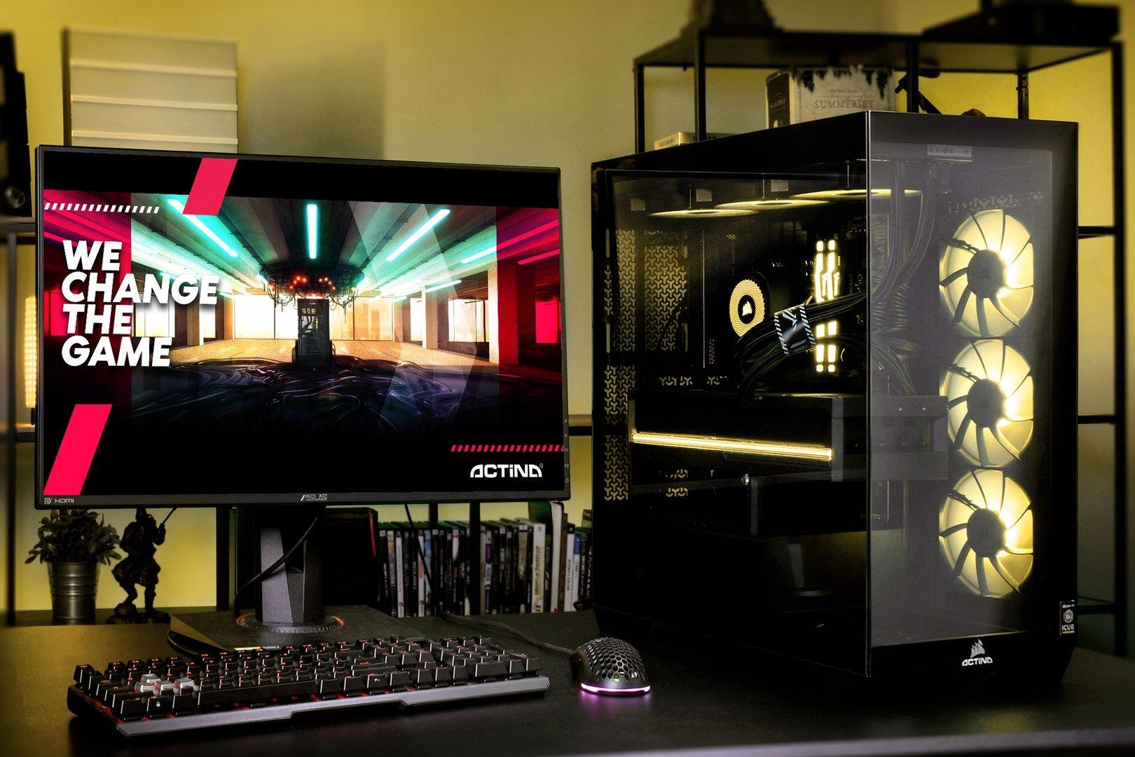 Actina iCUE 7800X3D/32GB/2TB/RTX5070Ti/850W/W11 — zdjęcie 14