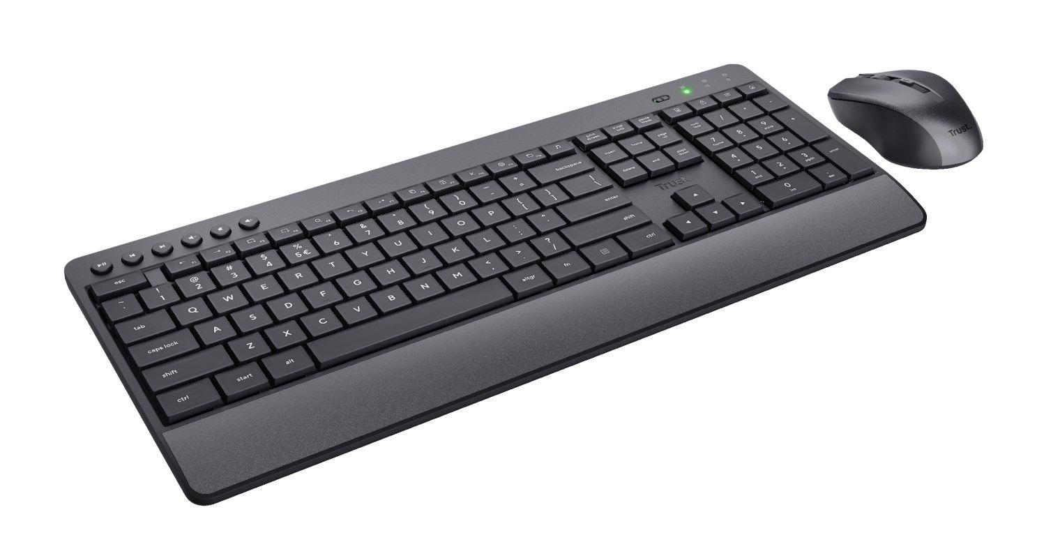 Klawiatura i mysz TRUST TREZO WIRELESS DESKSET ECO US — zdjęcie 3