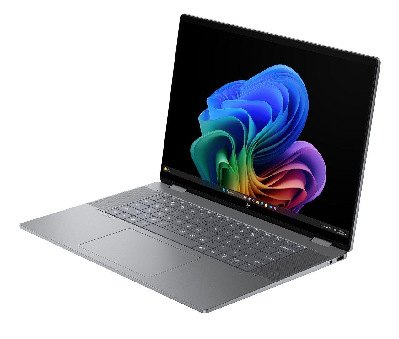 HP OmniBook X Flip 16-ar0016nw Ryzen AI 5 340 16.0"2K Touch OLED IPS 300nits AG 16GB LPDDR5X SSD1TB Radeon 840M Cam 5MPx + IR  68Wh Win11 Meteor Silver 2Y — zdjęcie 9