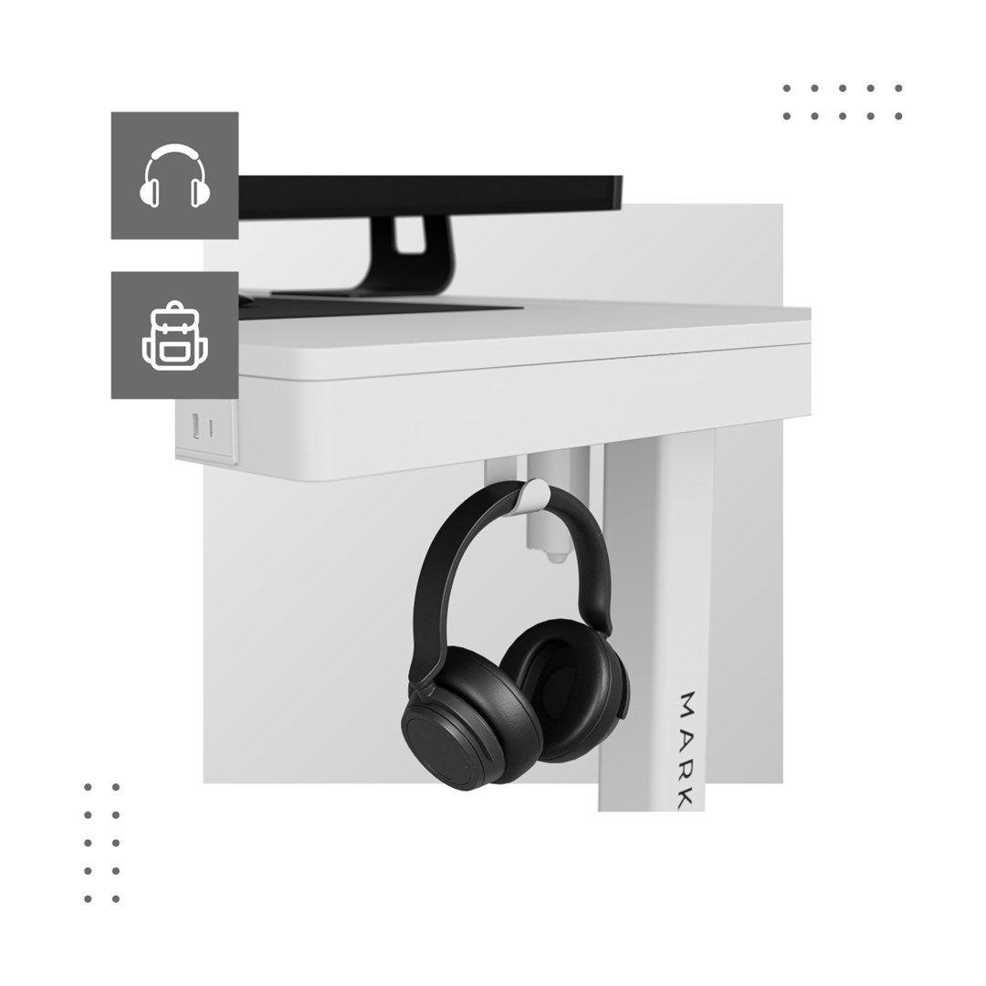 Biurko elektryczne MA-Leader 8.2 White — zdjęcie 7
