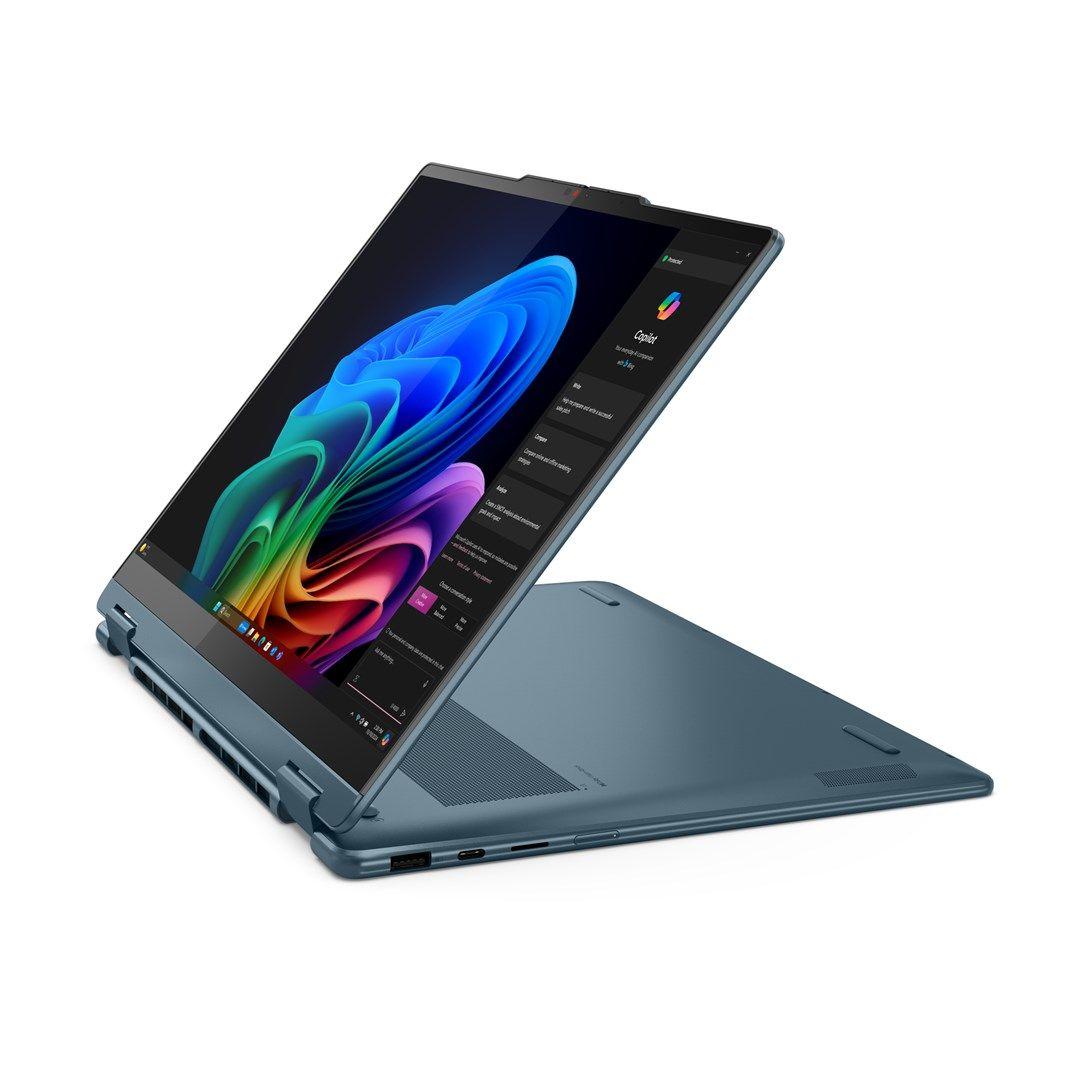 Lenovo Yoga 7 2-in-1 14AKP10 Ryzen AI 5 340 14.0"WUXGA Touch OLED 400nits Glossy 60Hz 16GB LPDDR5-6400 SSD512 Radeon 840M Graphics Cam 5.0MP 70Wh Win11 Tidal Teal — zdjęcie 13