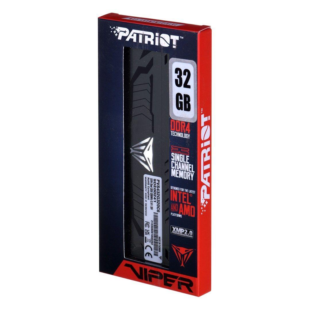 PATRIOT VIPER STEEL DDR4 32GB 3200MHz CL16 — zdjęcie 4