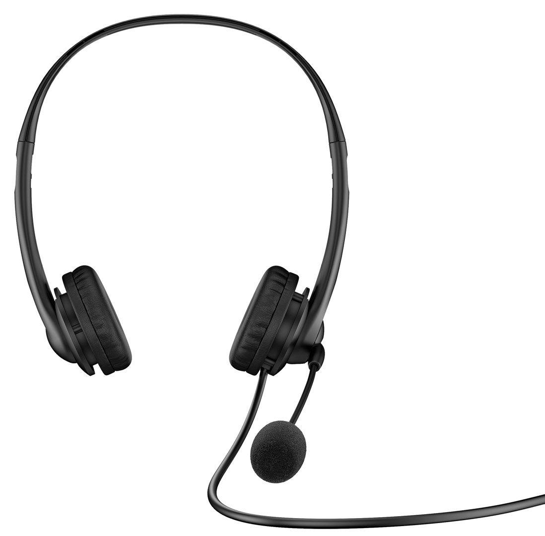 Słuchawki z mikrofonem HP Stereo USB Headset G2 przewodowe czarne 428H5AA — zdjęcie 1
