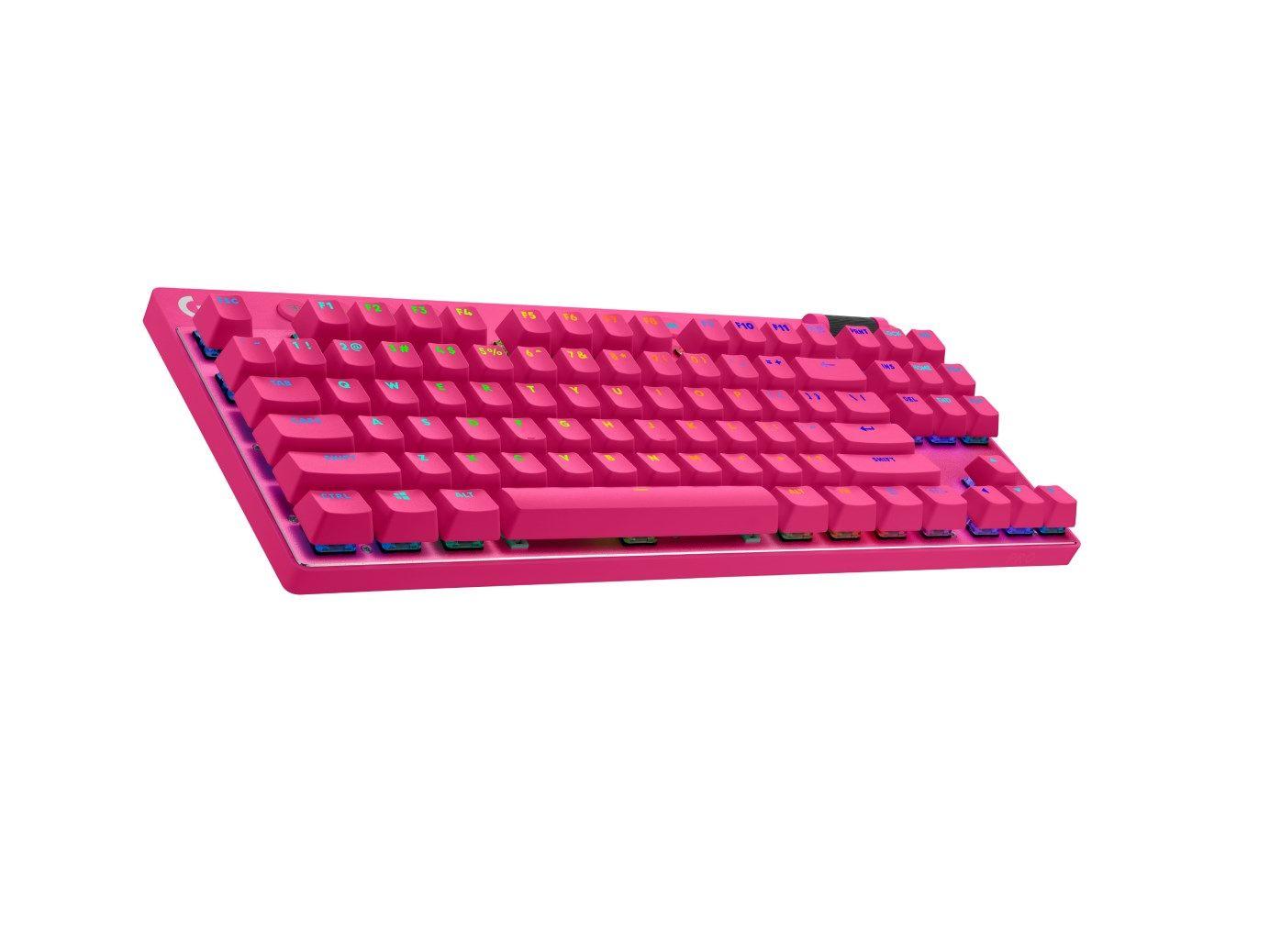 Klawiatura Logitech PRO X TKL różowa — zdjęcie 4