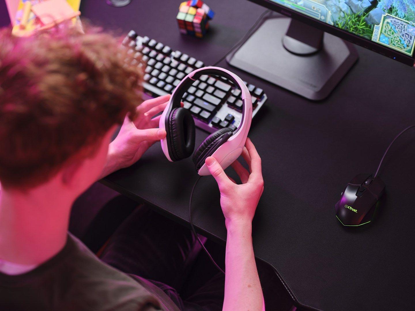 Słuchawki TRUST ZIROX HEADSET WHITE — zdjęcie 8