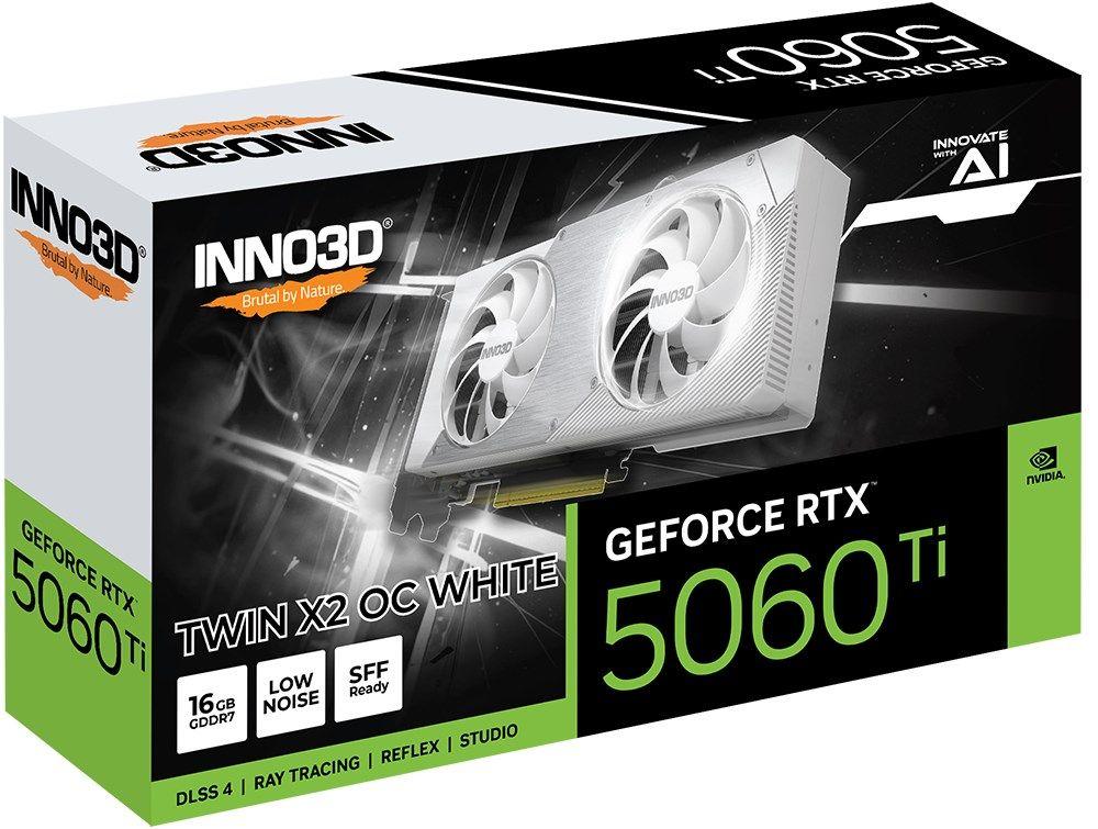 Karta graficzna INNO3 RTX 5060 Ti Twin X2 OC WHITE 16GB — zdjęcie 2