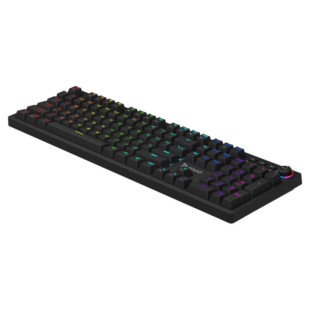 SAVIO KLAWIATURA MECHANICZNA STYX OUTEMU BROWN HOT SWAP RGB — zdjęcie 4