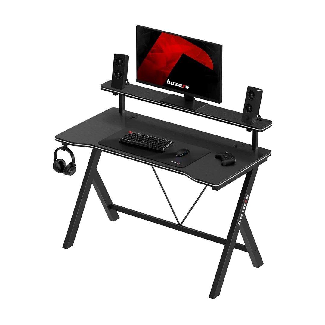 Biurko gamingowe Huzaro Hero 1.9 Black — zdjęcie 6
