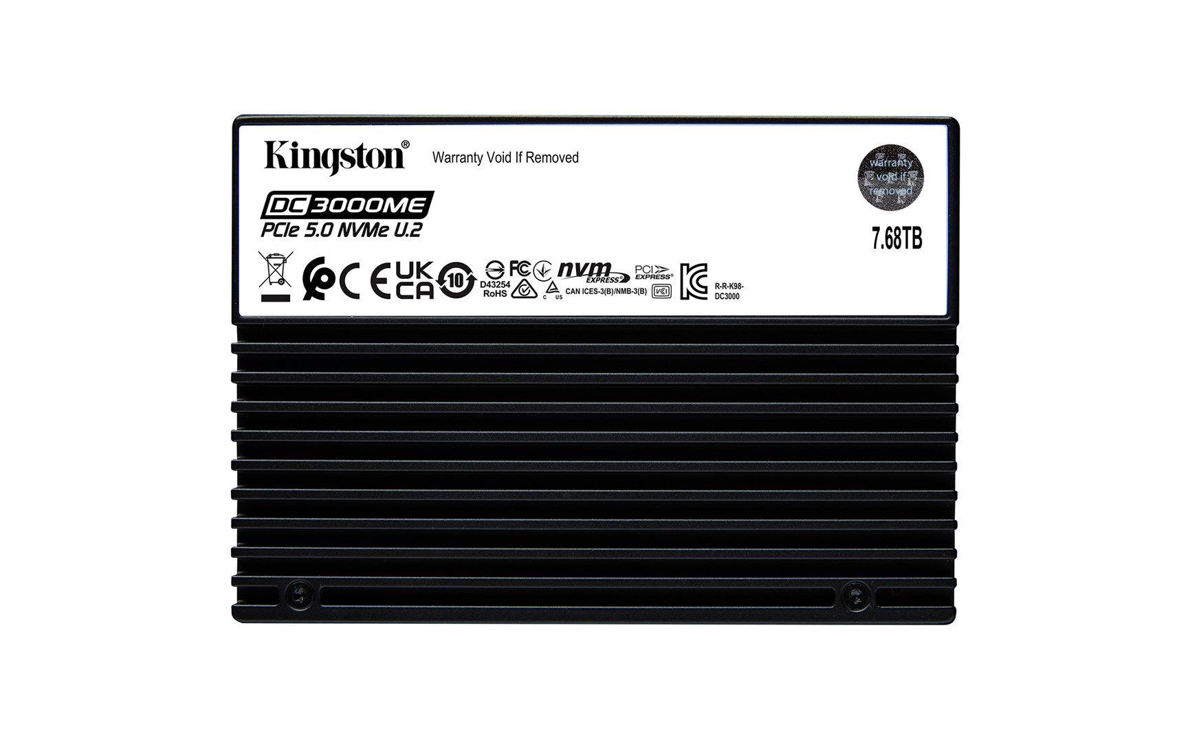 Dysk SSD Kingston DC3000ME 7.68TB U.2 (15mm) NVMe PCIe 5.0 SEDC3000ME/7T6 (DWPD 1) TCG — zdjęcie 1