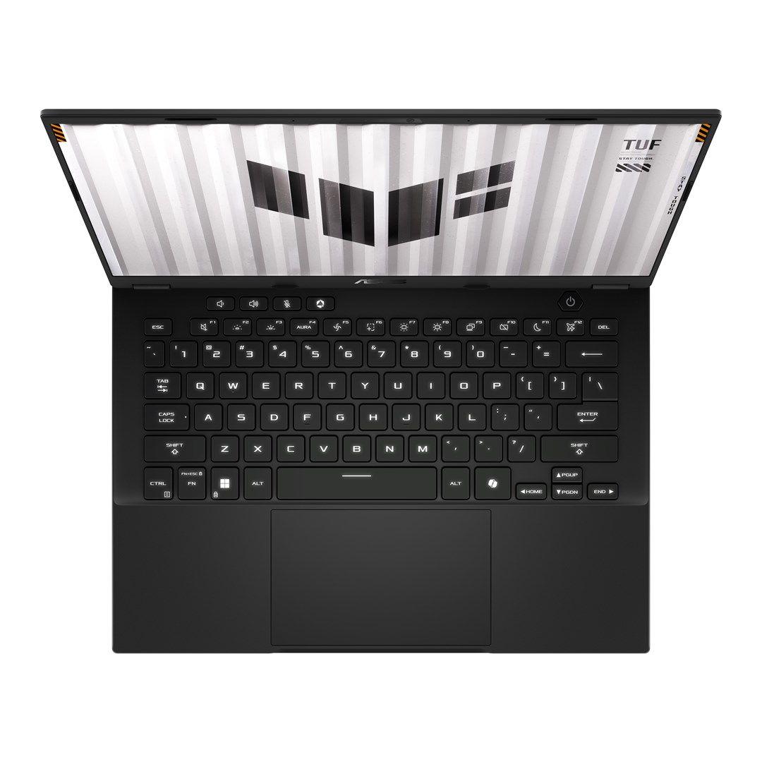 ASUS TUF Gaming A14 FA401UH-RG018 Ryzen 7 260 14.0"2.5K 165Hz IPS-level 400nits AG 16GB LPDDR5X SSD512 GeForce RTX 5050_8GB WLAN+BT Cam1080p 73WHrs NoOS Jaeger Gray — zdjęcie 5