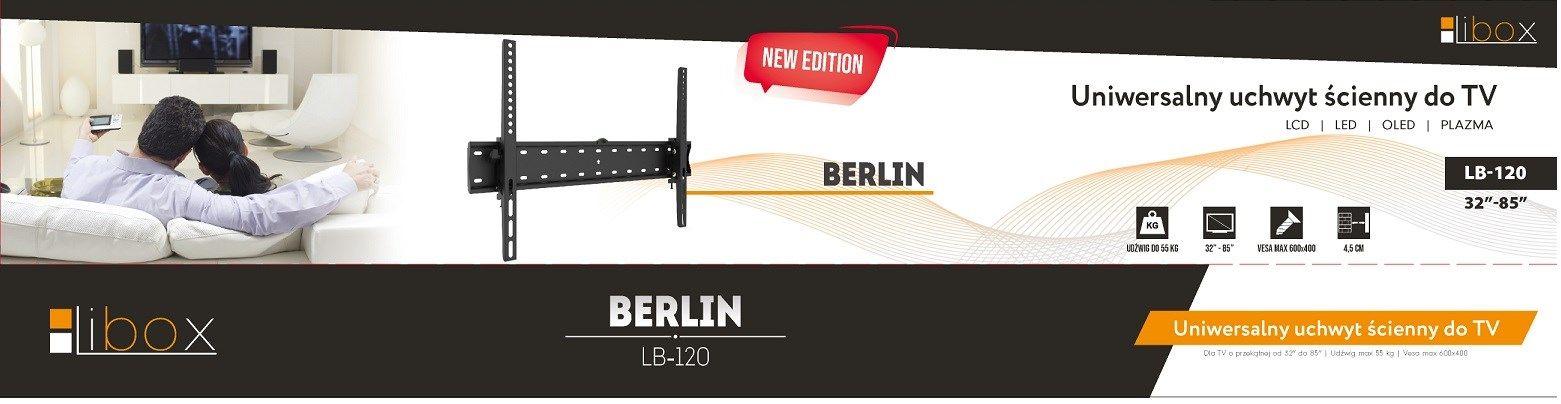 Uchwyt ścienny do telewizora Libox Berlin LB-120 (ścienne; 37" - 70"; max. 50kg) — zdjęcie 2