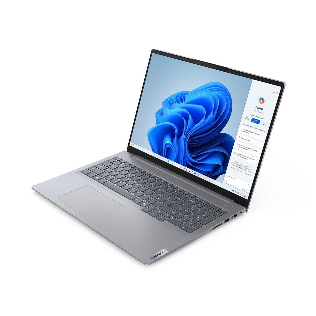 Lenovo ThinkBook 16 G7 Ryzen7 7735HS 16.0"WQXGA 300nits AG 16GB DDR5 4800 SSD1TB Radeon 680M Graphics Cam1080p + IR 45Wh W11Pro Arctic Grey 3Y OnSite — zdjęcie 3