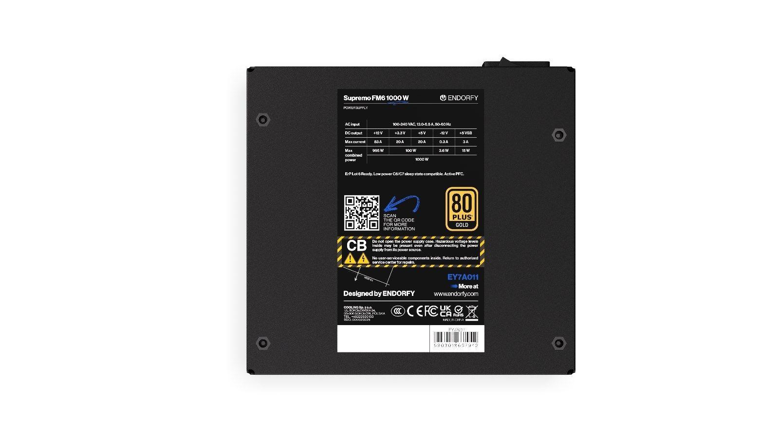 Zasilacz ENDORFY Supremo FM6 1000 W  EY7A011 — zdjęcie 11