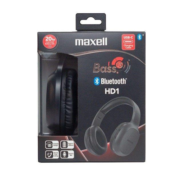 MAXELL Słuchawki bezprzewodowe Bluetooth HD1 BASS USB-C — zdjęcie 4