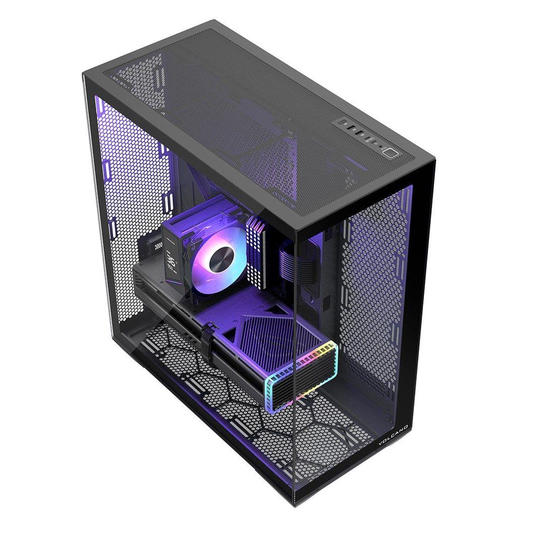 MODECOM OBUDOWA VOLCANO SPACE XL FULL TOWER NF CZARNA — zdjęcie 10