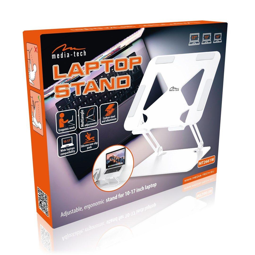 MEDIA-TECH PODSTAWKA POD LAPTOPA LAPTOP STAND MT2661W — zdjęcie 9