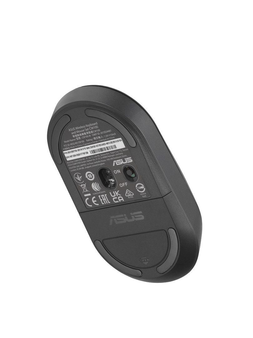 Zestaw klawiatura + mysz Asus CW100 Wireless Keyboard and Mouse Set Black — zdjęcie 15