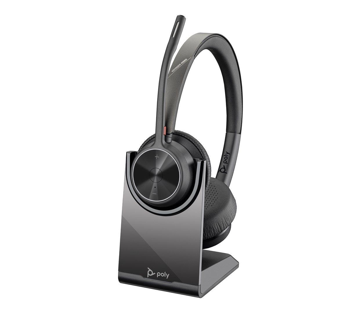Słuchawki Poly Voyager 4320 USB-A Headset +BT700 dongle + podstawka ładująca 77Y99AA — zdjęcie 7