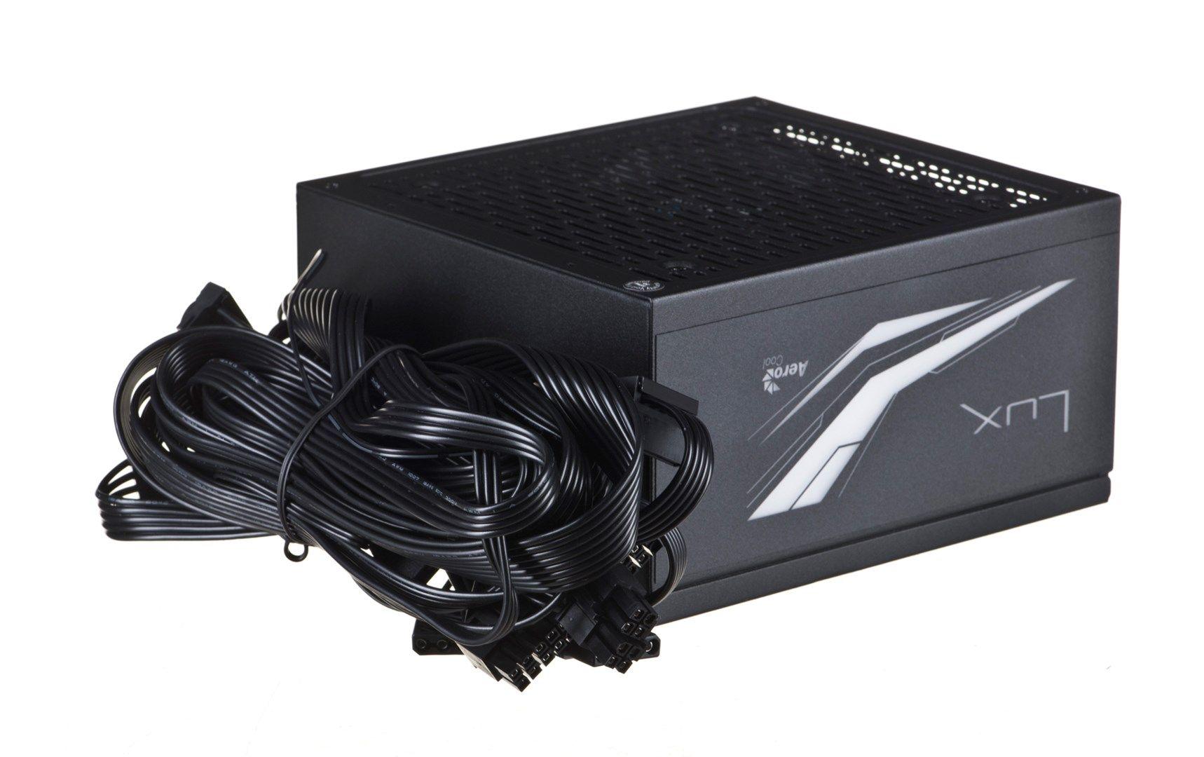 Zasilacz Aerocool LUX AEROPGSLUXRGB-550 (550 W; 120 mm) — zdjęcie 4