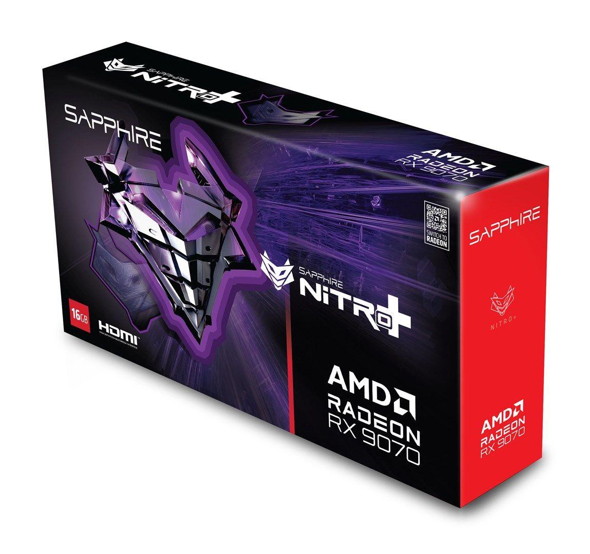 Karta graf. SAPPHIRE NITRO+ RX 9070 GAMING OC 16GB — zdjęcie 2