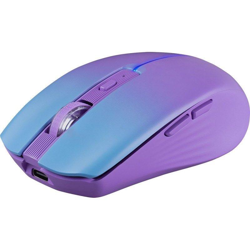 DEFENDER MYSZ MYSTERY MM-301 RF+BT FIOLETOWA 1600dpi 6P — zdjęcie 1