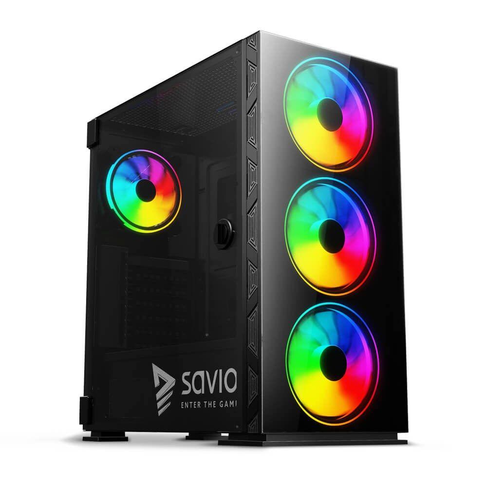 SAVIO OBUDOWA PC PRIME X1 ARGB GLASS SAVGC-PRIMEX1 — zdjęcie 7