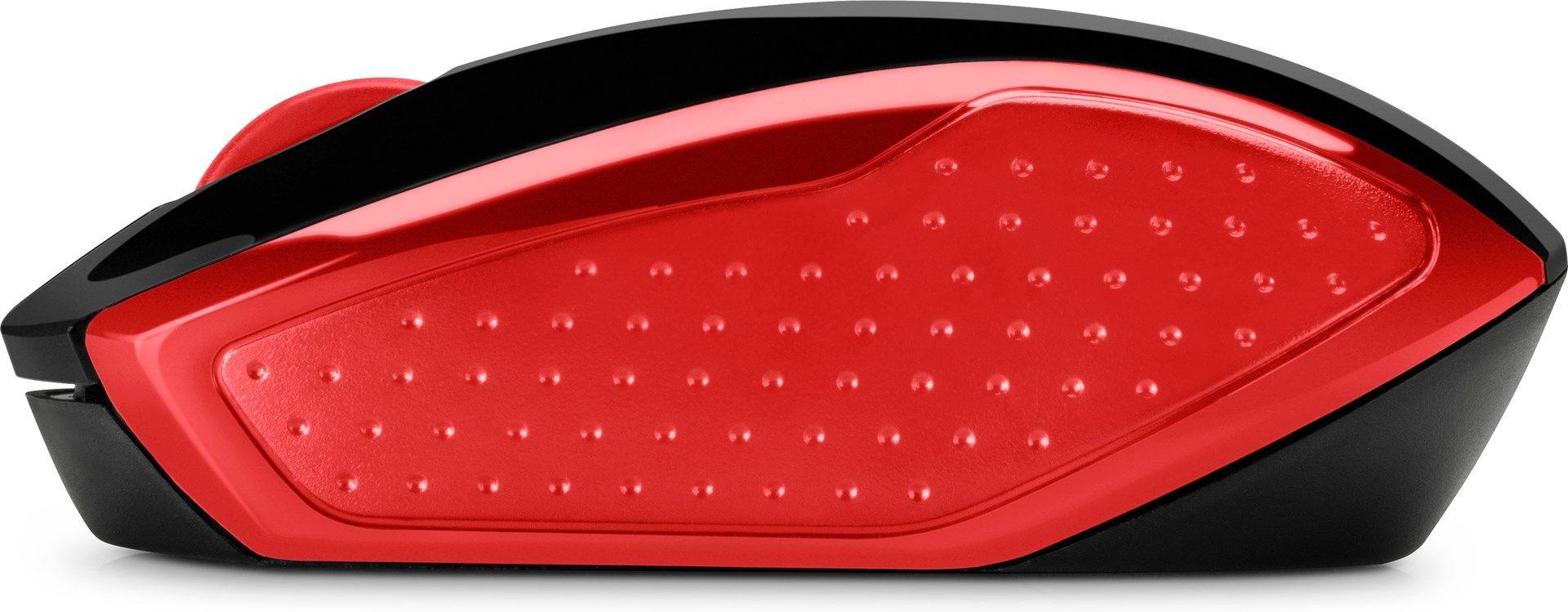 Mysz HP Wireless Mouse 200 Empress Red bezprzewodowa czerwono-czarna 2HU82AA — zdjęcie 4