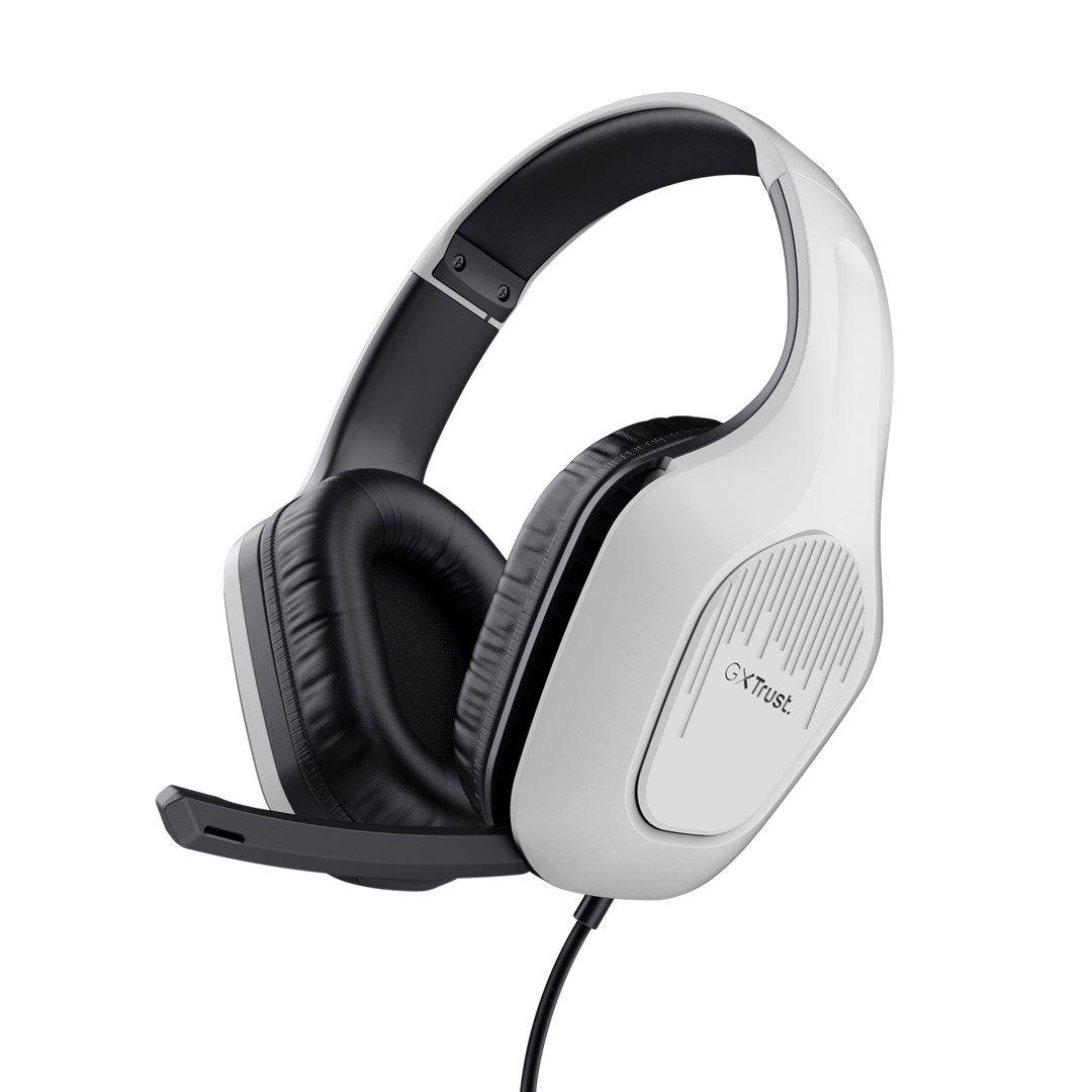Słuchawki TRUST ZIROX HEADSET WHITE — zdjęcie 1