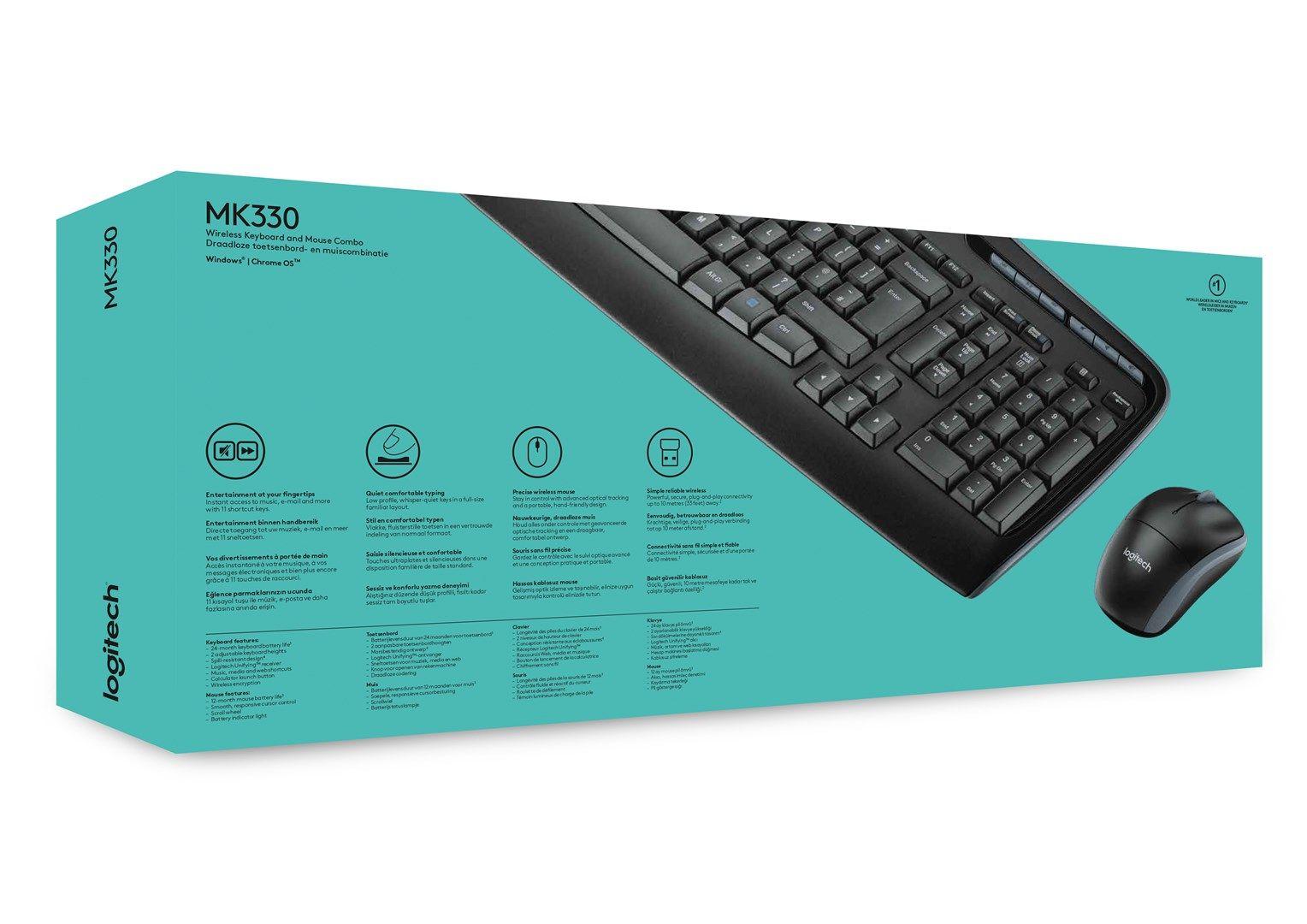 ZESTAW LOGITECH WIRELESS COMBO MK330 BEZPRZEWODOWY — zdjęcie 5