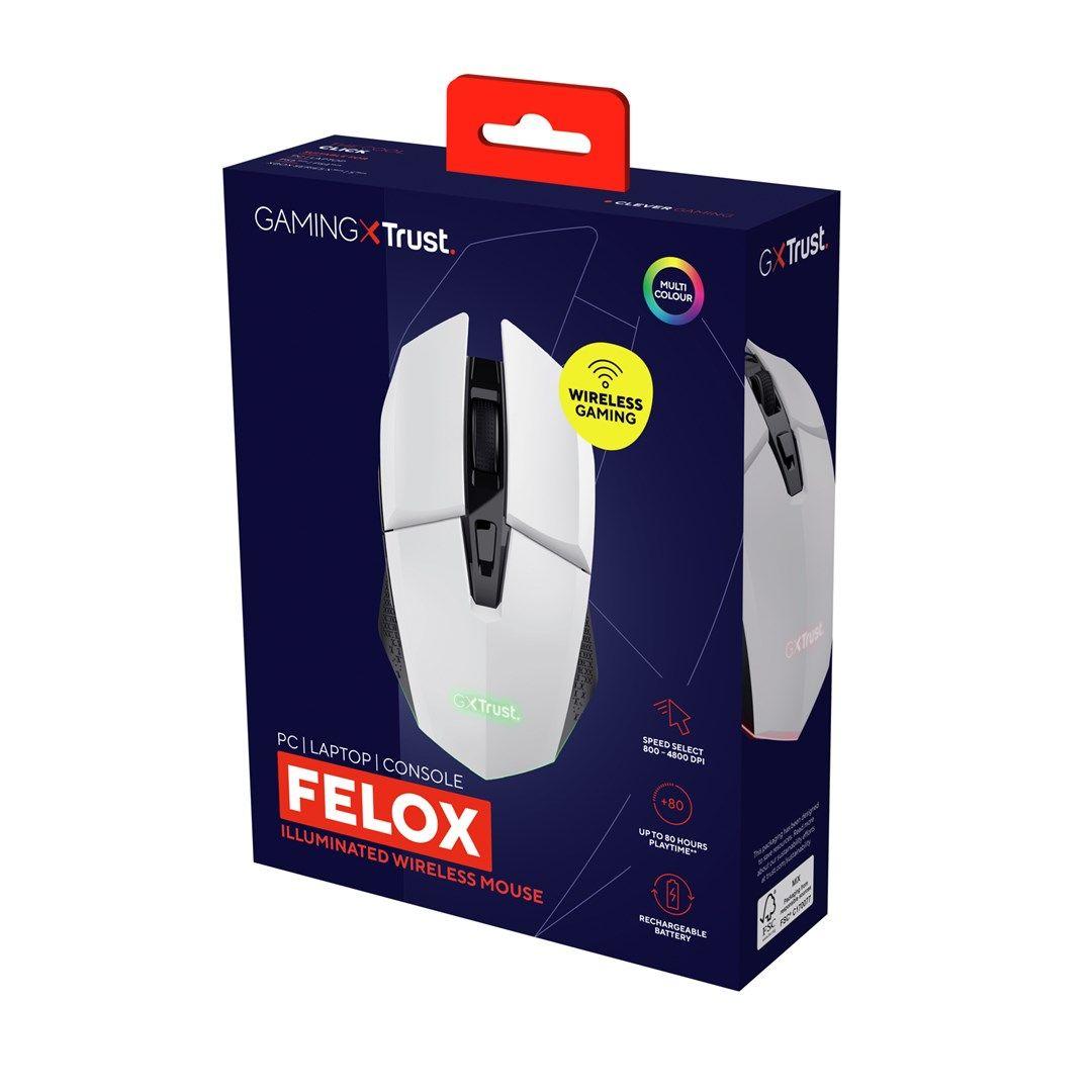 Mysz Bezprzewodowa Trust GXT110W FELOX biała (25069) — zdjęcie 2