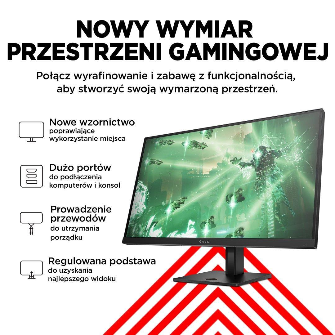 MONITOR HP LED, QHD 27" OMEN 27q (780H4E9) 165Hz — zdjęcie 8