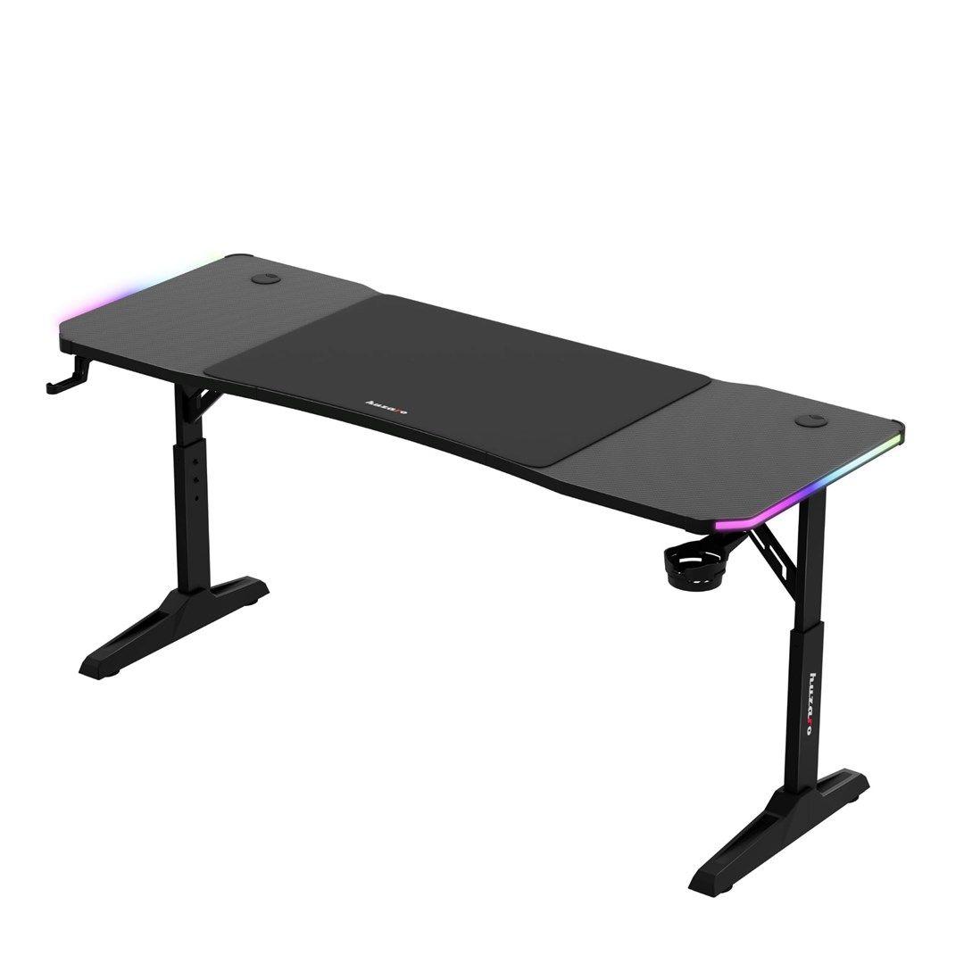 Biurko gamingowe Huzaro Hero 4.6 RGB Black — zdjęcie 3