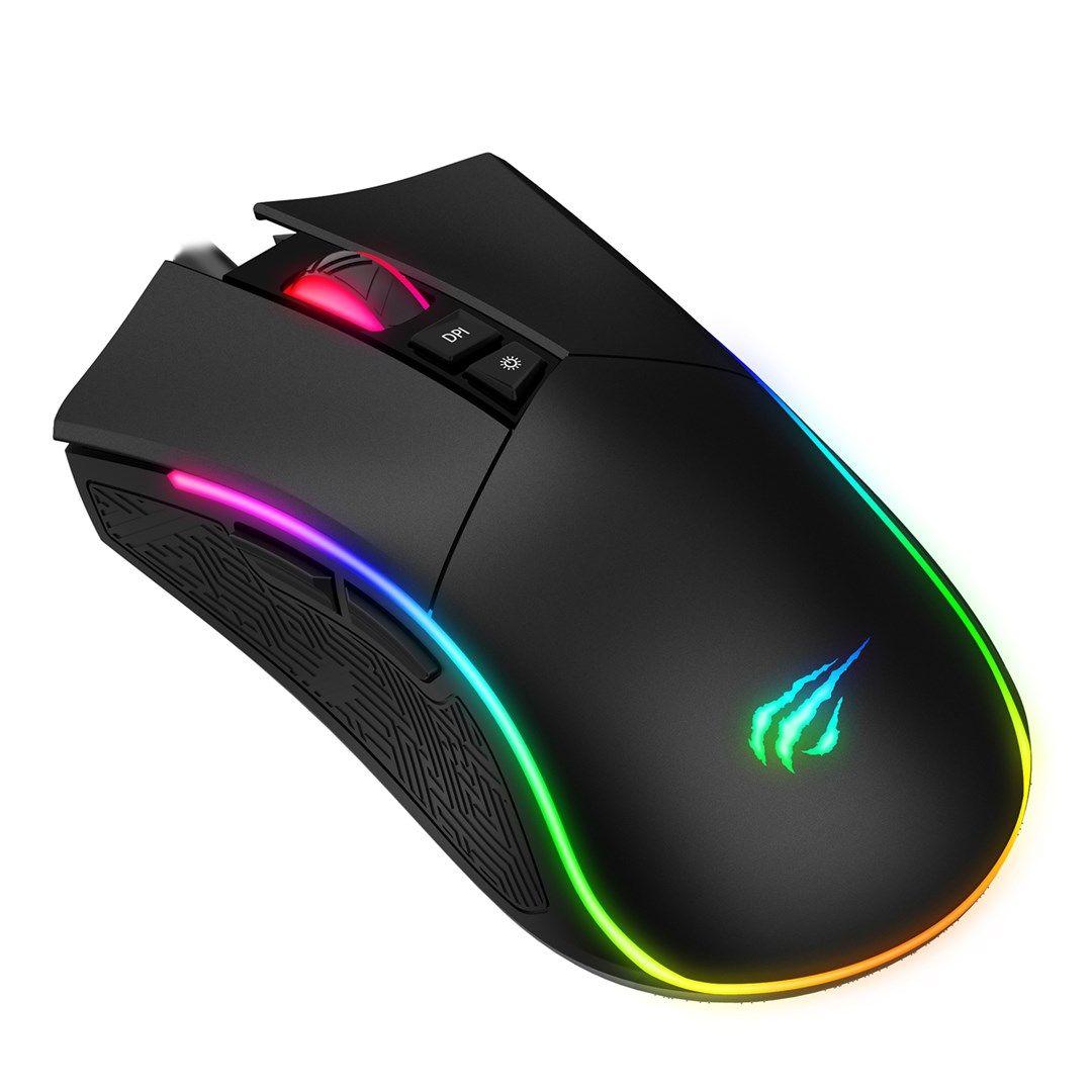 Mysz gamingowa Havit MS1001S (czarno-szary) — zdjęcie 1
