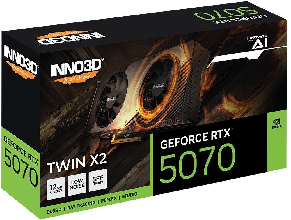 Karta graficzna INNO3D GeForce RTX 5070 Twin X2 12GB — zdjęcie 2