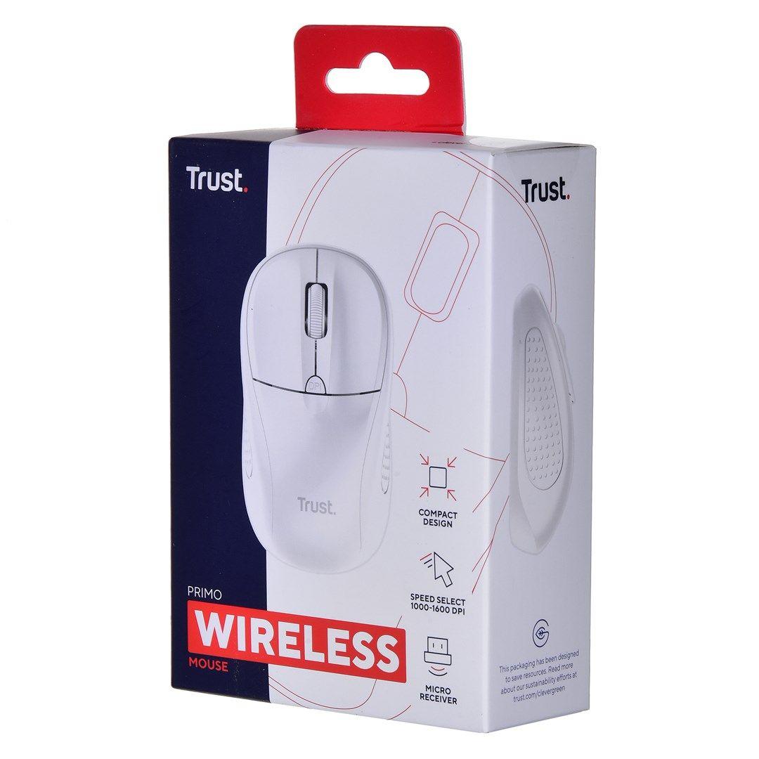 Mysz TRUST Primo Wireless Mouse matt white — zdjęcie 12