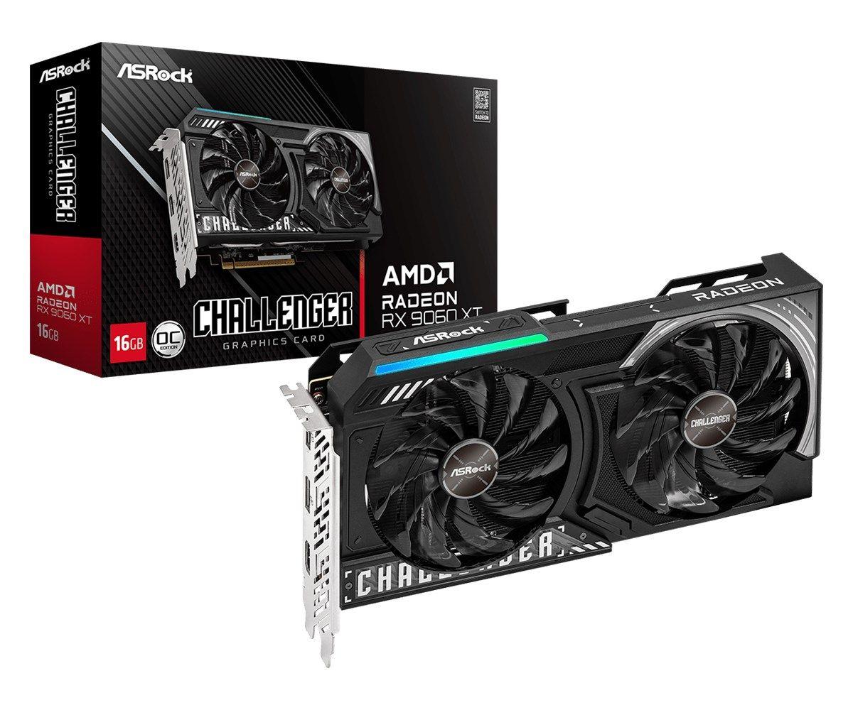 Karta graf. Asrock RX9060XT Challenger 16GB OC — zdjęcie 1
