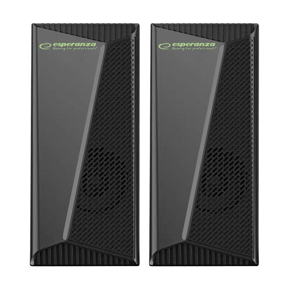 ESPERANZA GŁOŚNIKI 2.0 USB LED RAINBOW NORTEC EGS106 — zdjęcie 4
