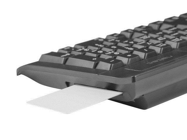 NATEC KLAWIATURA Z CZYTNIKIEM KART SMART ID MORAY US NKL-1055 — zdjęcie 6