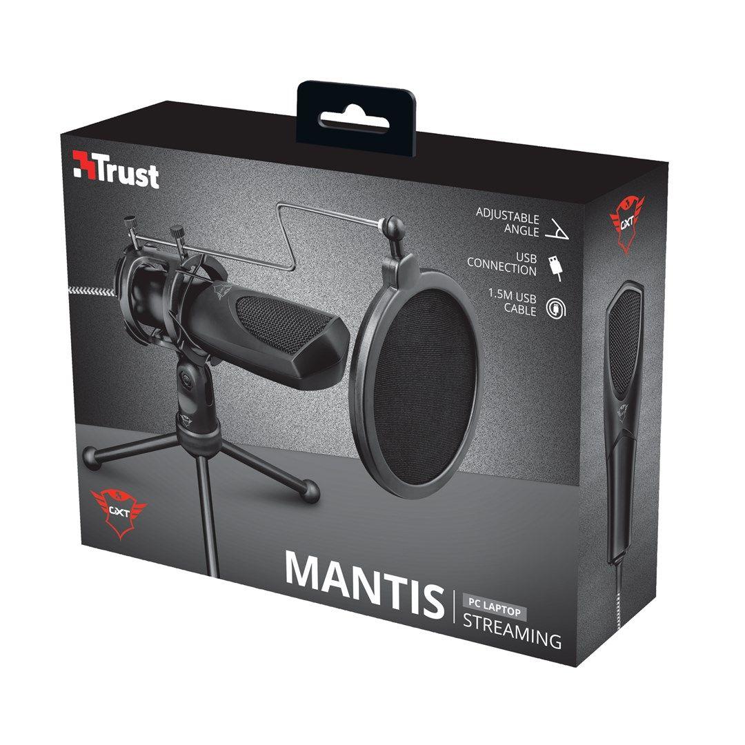 Mikrofon TRUST GXT 232 Mantis Streaming Black — zdjęcie 5
