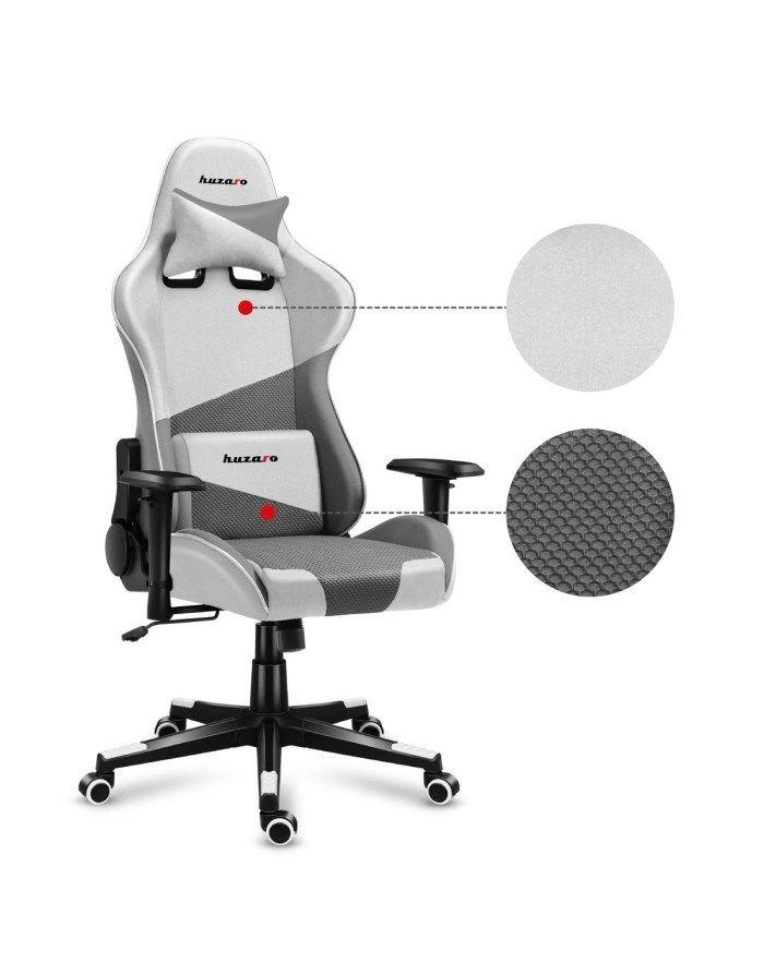 Fotel gamingowy Huzaro Force 6.2 White Mesh — zdjęcie 10