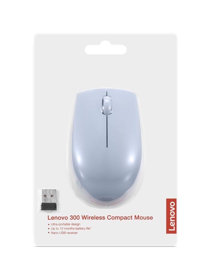 Mysz optyczna Lenovo Compact 300, bezprzewodowa błękitna — zdjęcie 6