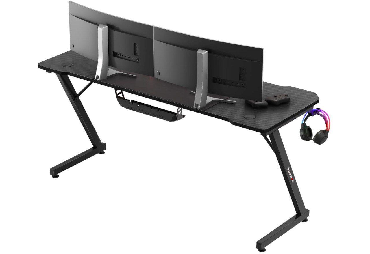 Biurko gamingowe Huzaro Hero 4.8 Black — zdjęcie 8