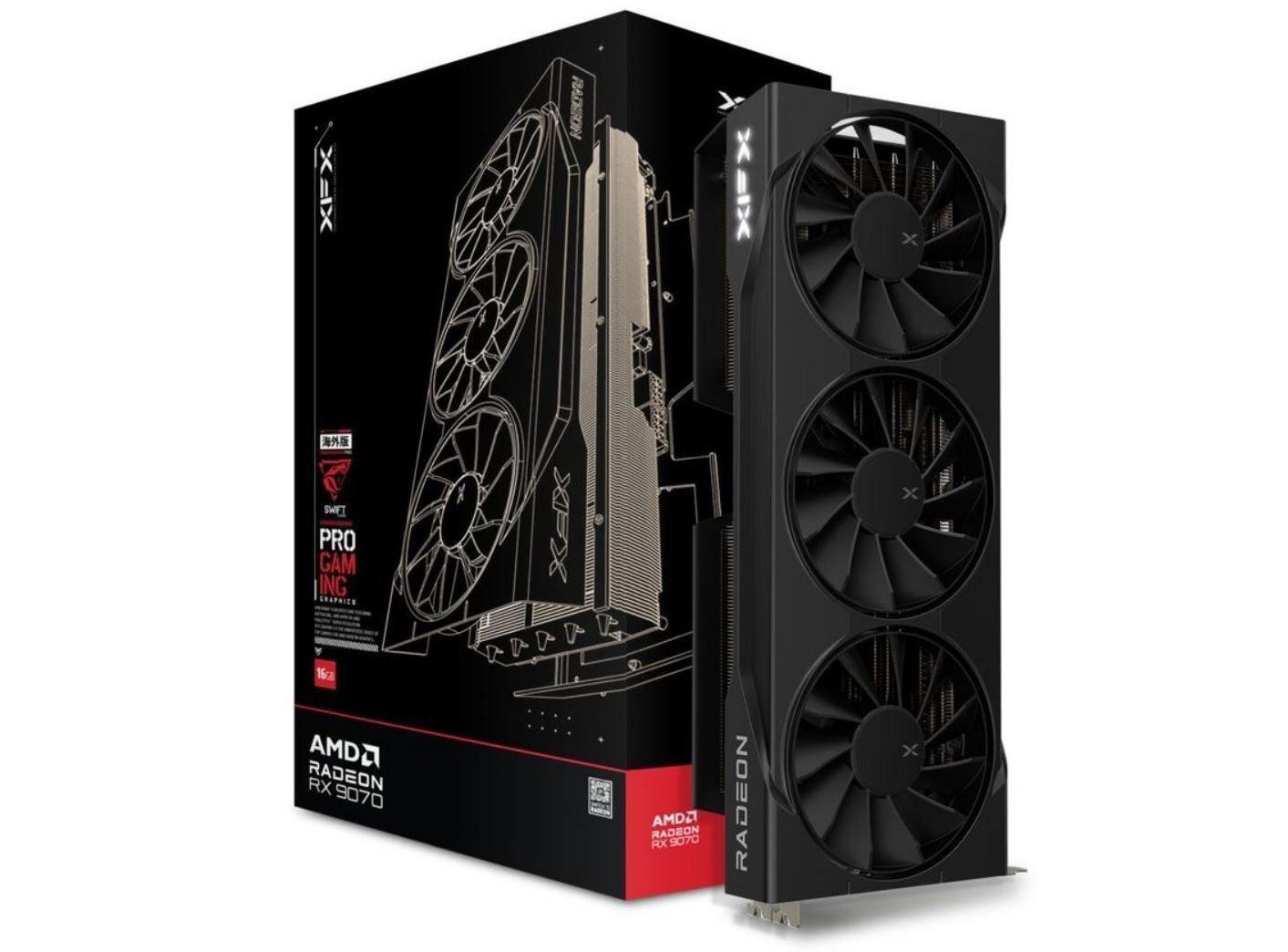 Karta graf. XFX Swift RX 9070 3-FAN Gaming  Ed 16GB — zdjęcie 1