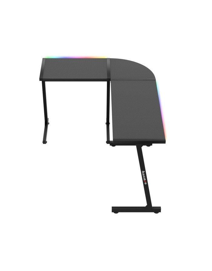 Biurko gamingowe Huzaro Hero 6.0 Black RGB — zdjęcie 8