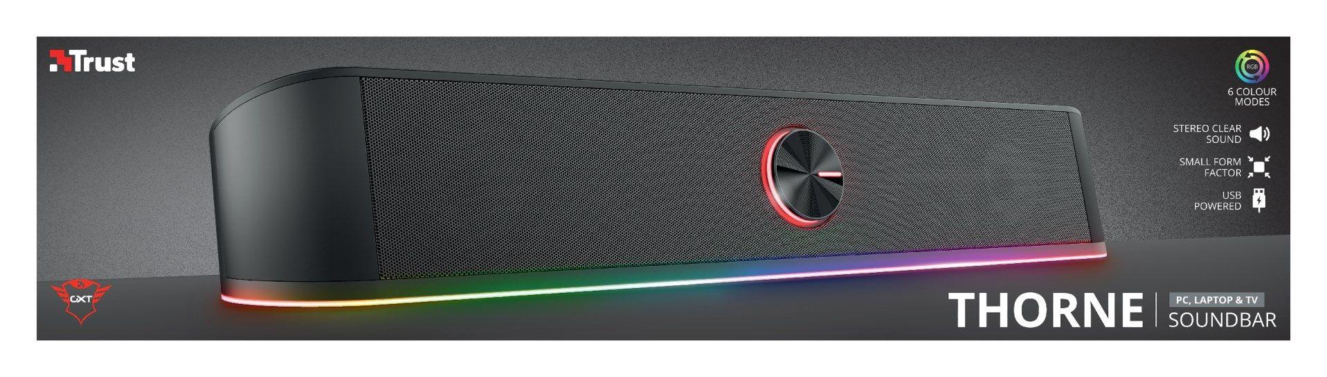 Głośnik TRUST GXT619 THORNE RGB LED SOUNDBAR — zdjęcie 8
