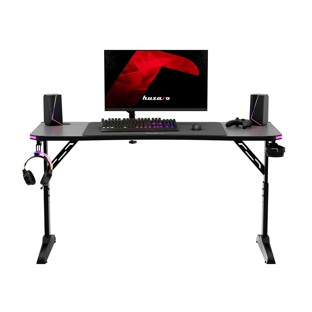 Biurko gamingowe Huzaro Hero 3.6 RGB Black — zdjęcie 7