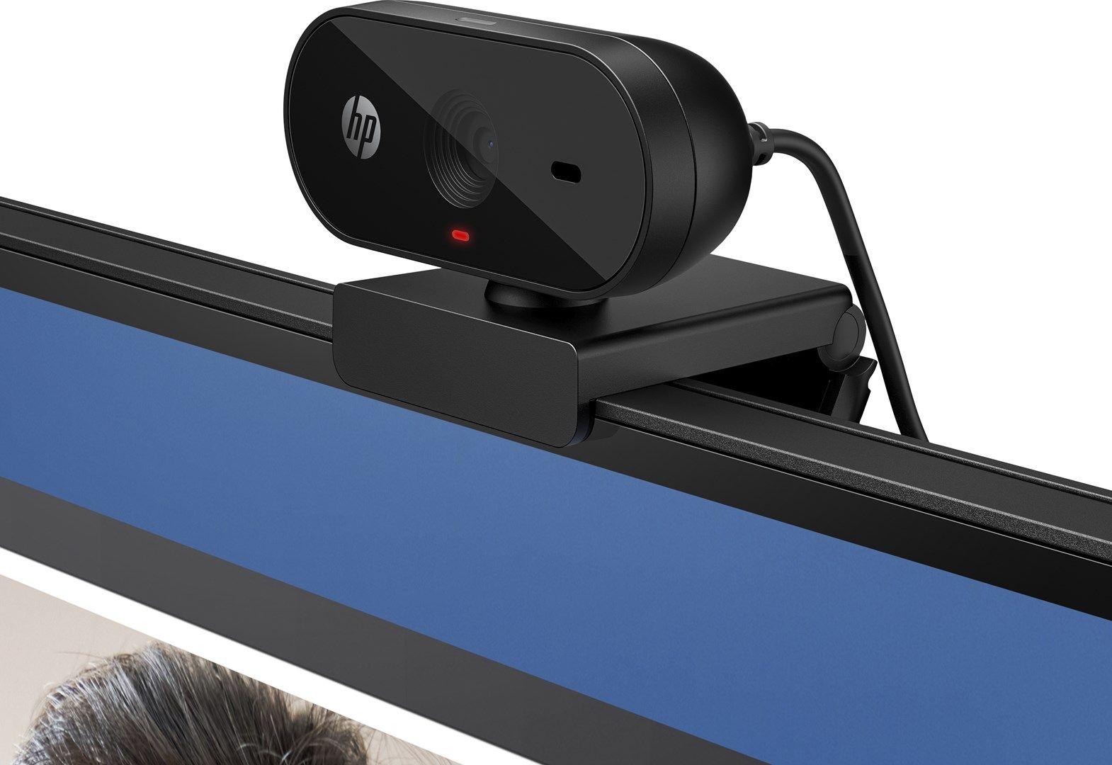 Kamera internetowa HP 320 Full HD Webcam USB czarna 53X26AA — zdjęcie 7