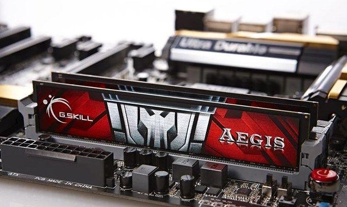 Zestaw pamięci G.SKILL Aegis F3-1600C11D-16GIS (DDR3 DIMM; 2 x 8 GB; 1600 MHz; CL11) — zdjęcie 2